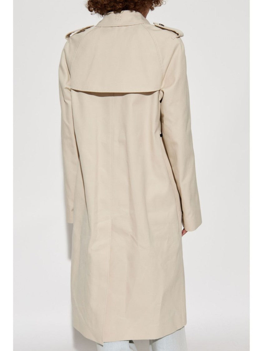 Givenchy Beige Double-Breasted Trench Coat