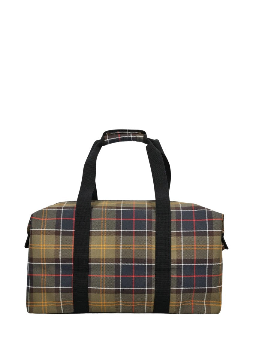 Barbour Torridon Tartan Sturdy Handles Zip Weekend Bag