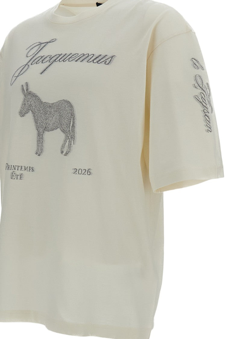 Jacquemus Off-White Le Tshirt Ane T-Shirt