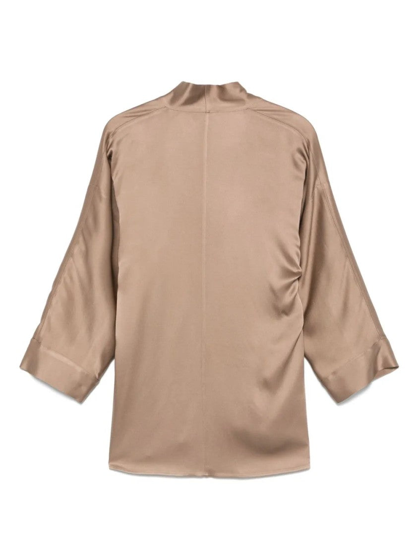 Antonelli Light Brown Belted Shirt