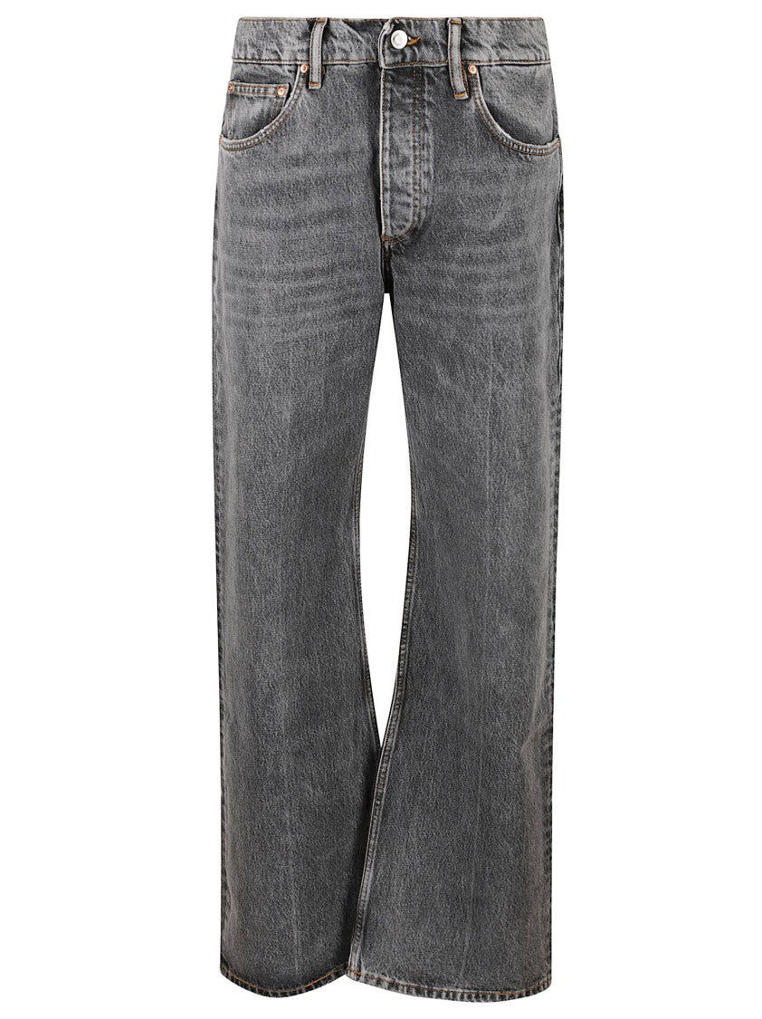 Washington Wide-Leg Jeans With High Waist And Vintage Wash