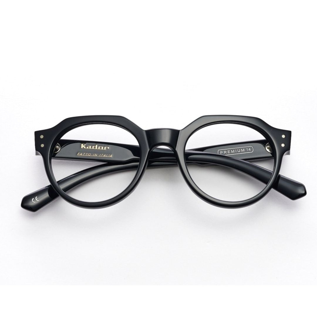 Kador Bold Round Frame Metal-Rivets Sunglasses