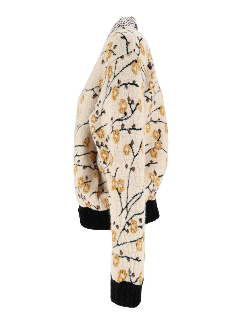 Forte Forte Cherry Blossom Jacquard Bomber Jacket