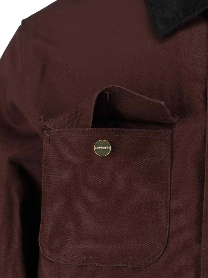 Carhartt Wip Brown Dearborn Canvas Michigan Cotton Jacket