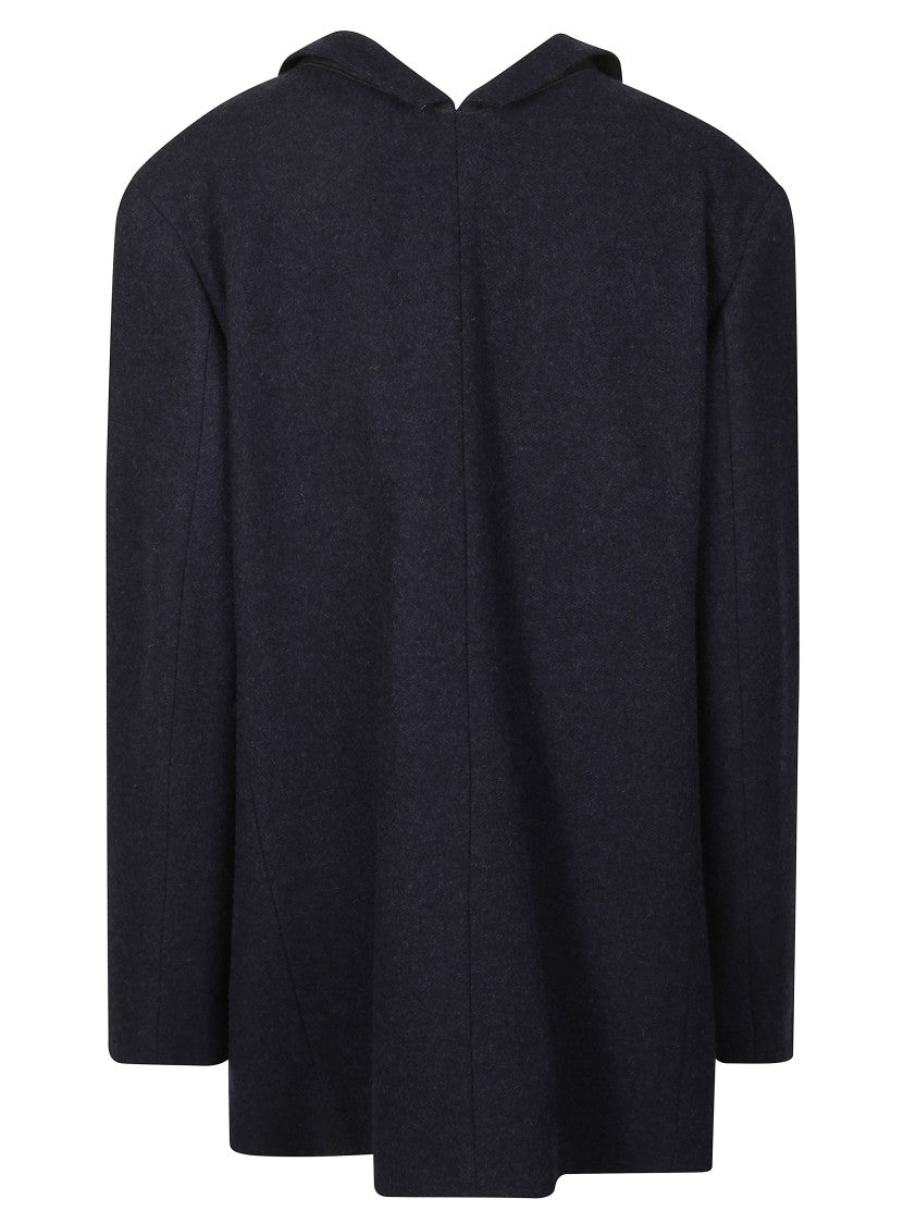 Prada Tailored Blue Jacket With Design