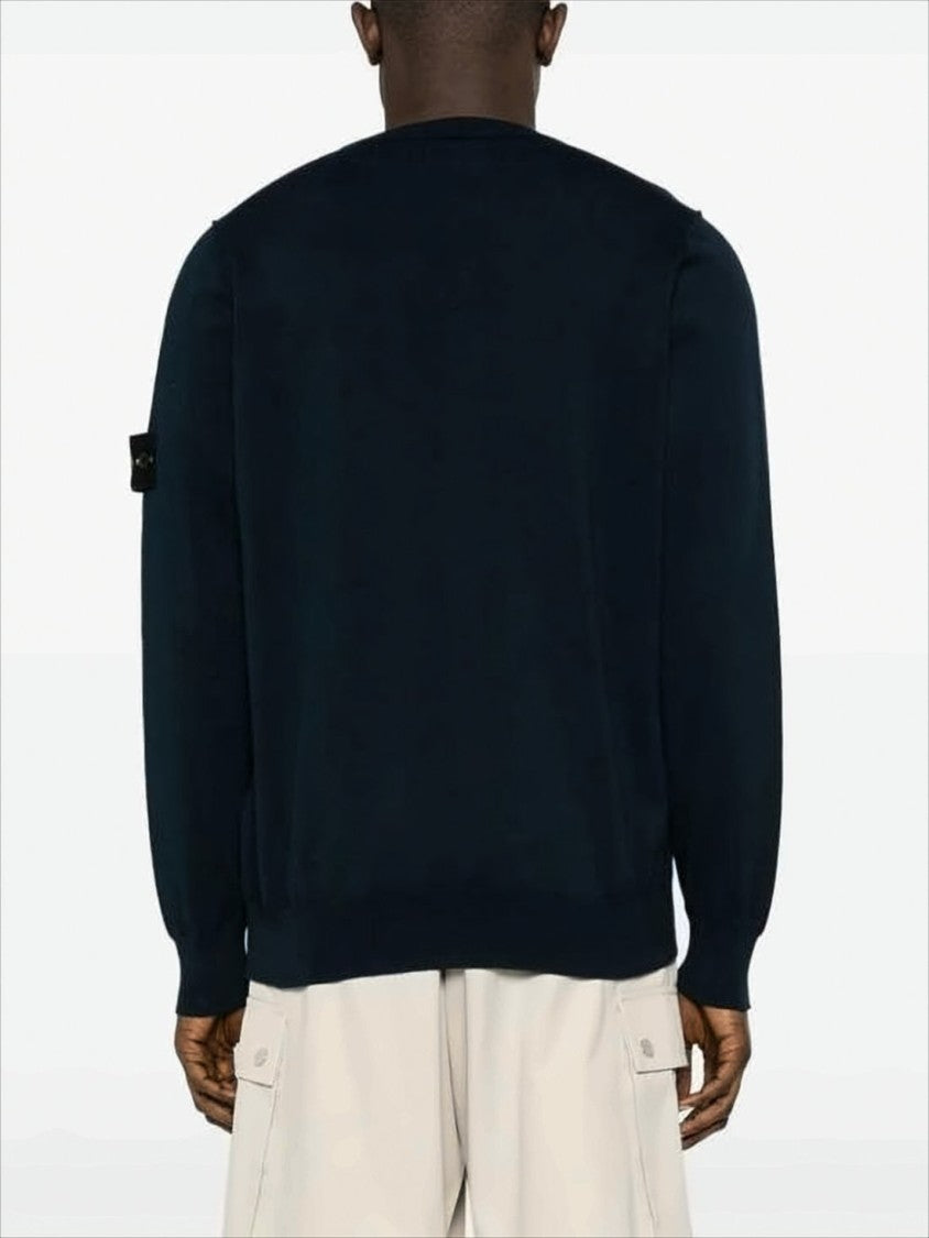 Stone Island Classic Crew Neck Cotton Sweater
