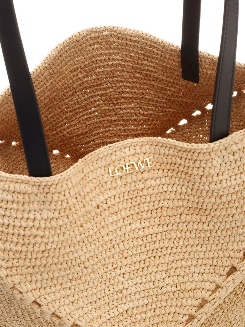 Loewe Woven Raffia Shoulder Bag