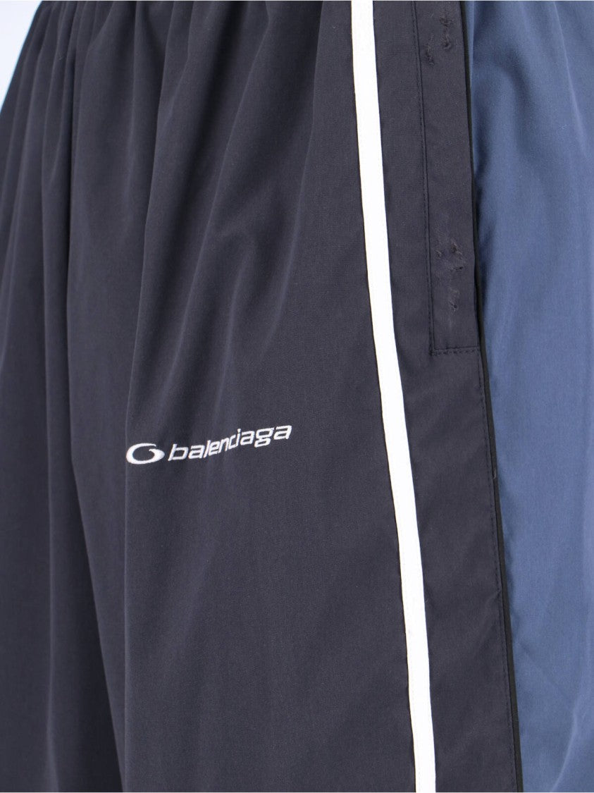 Balenciaga "Tracksuit 50/50" Pants – Blue/Gray