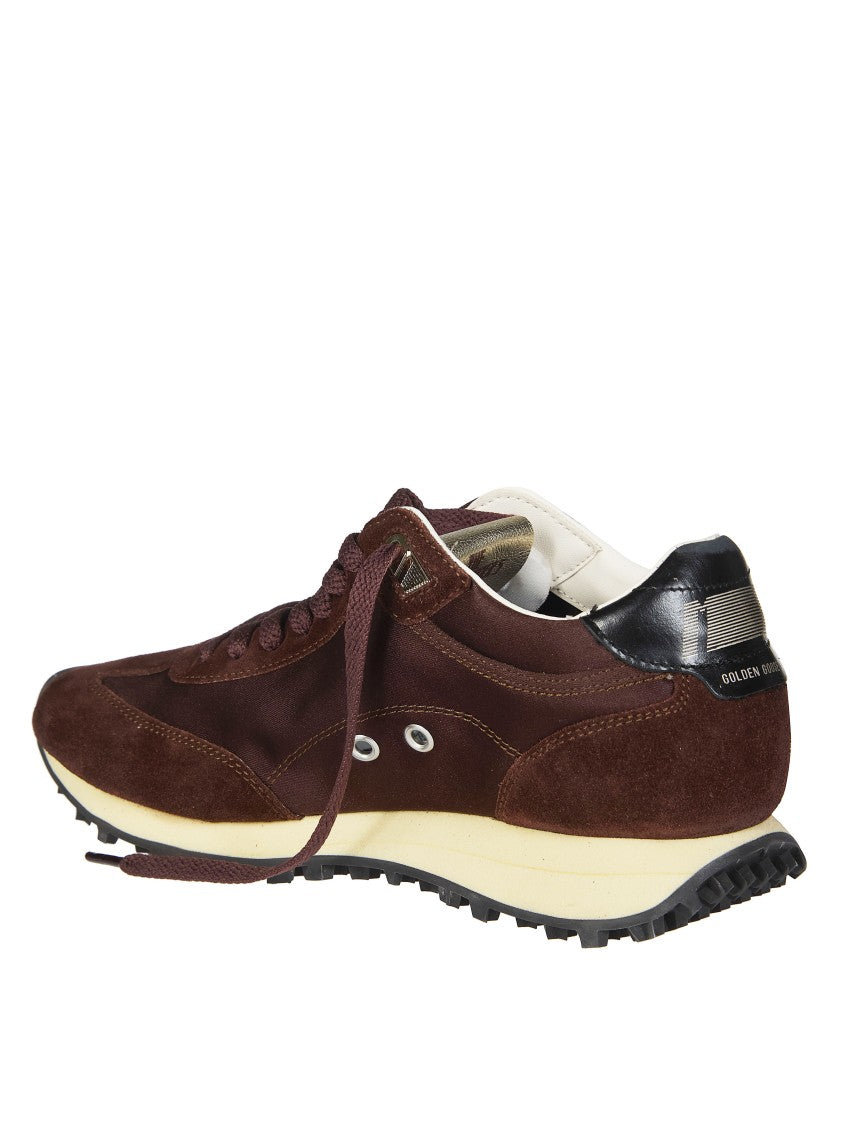 Golden Goose Brown Suede White Star Sneakers