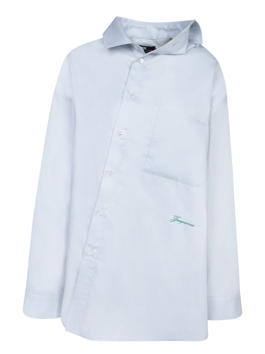 Jacquemus Light Blue Shirt With Long Sleeves