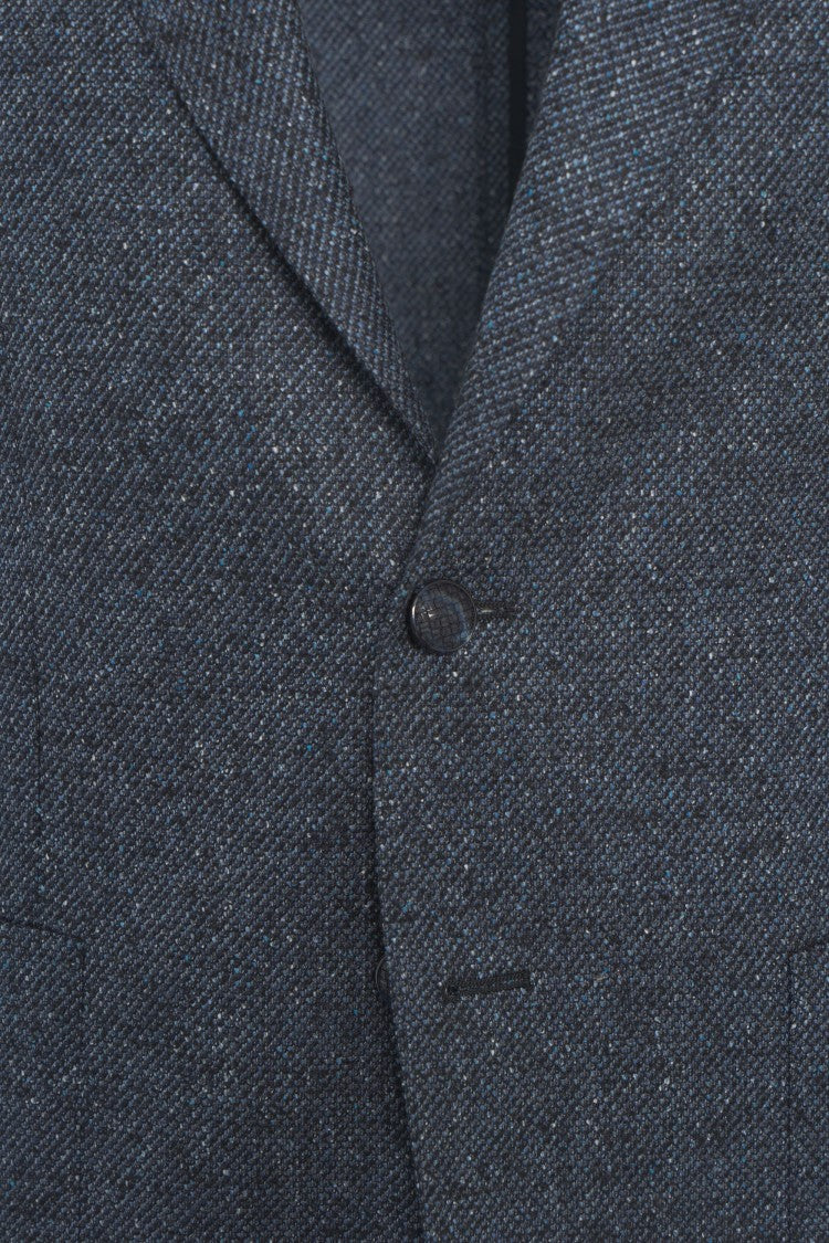 Tagliatore Tailored Wool Blazer With Single Button Closure