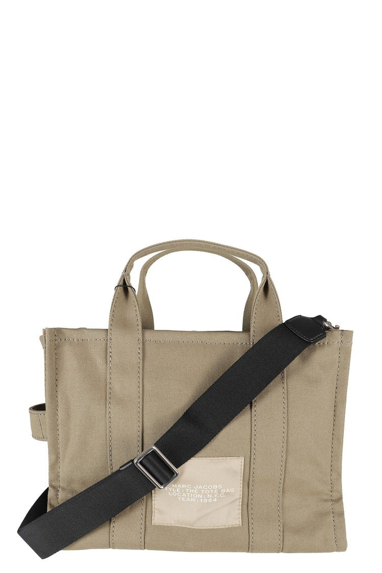 Marc Jacobs Green The Medium Tote Canvas Top-Zip Tote Bag