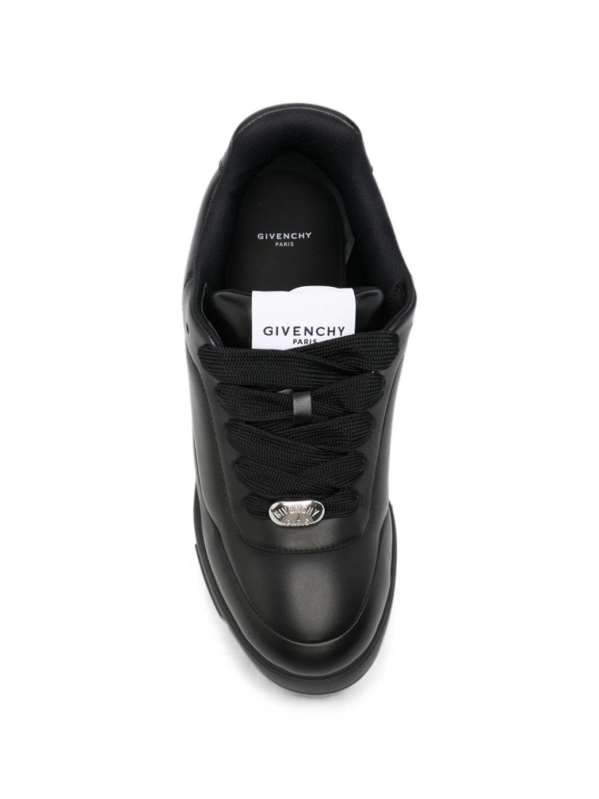 Givenchy Black Streamlined Minimalist Sneakers