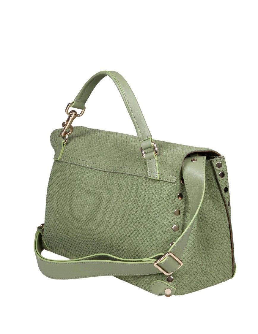 Zanellato Amoretto S Handbag In Green Leather