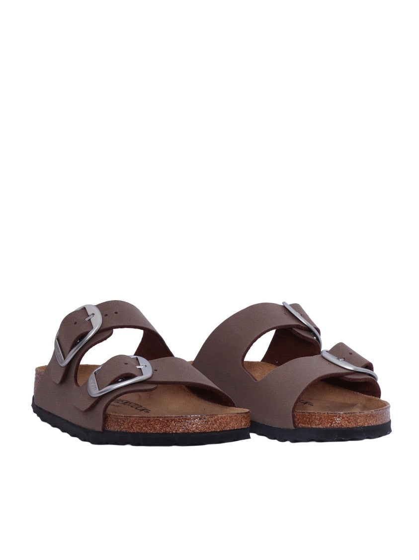 Birkenstock Mocca Arizona Birkibuc Slide Sandal