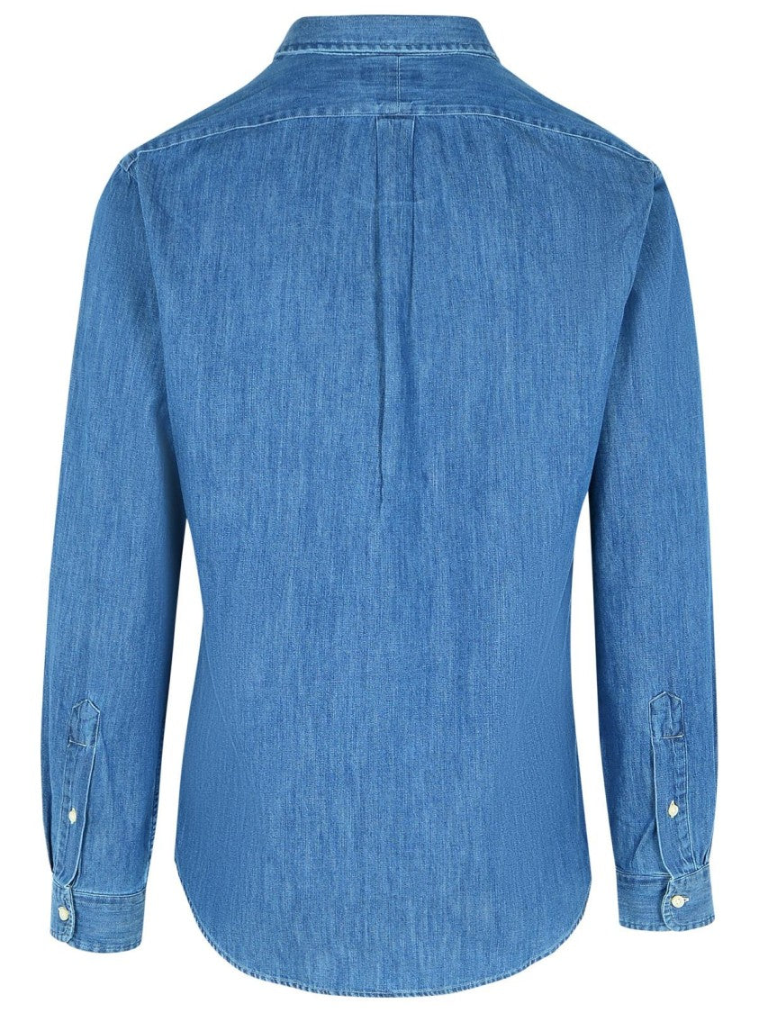 Polo Ralph Lauren Blue Cotton Denim Shirt