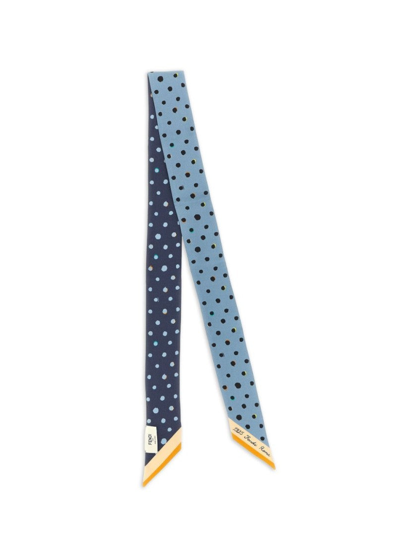Fendi Dual-Tone Silk Scarf