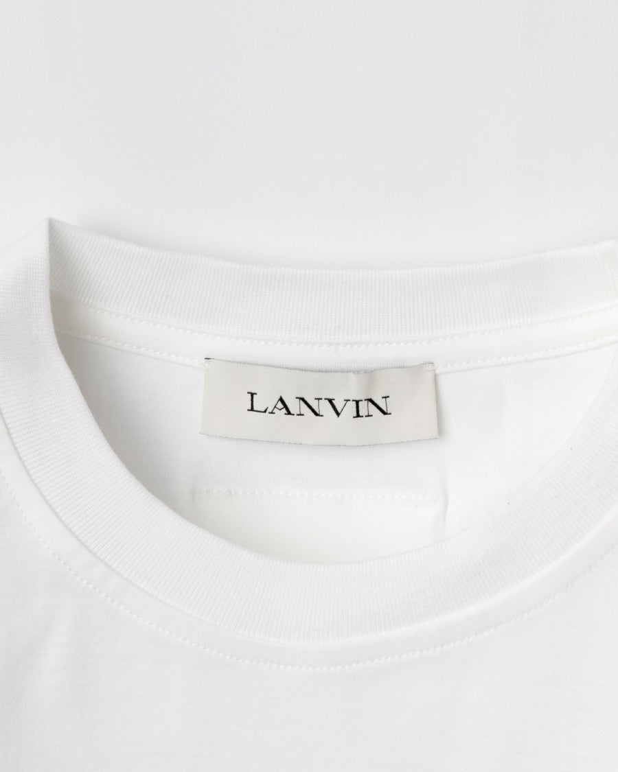 Lanvin White Crew Neck T-Shirt