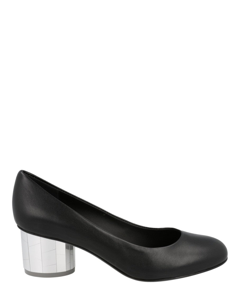 Ferragamo Farrah Mirrored Heel Pumps