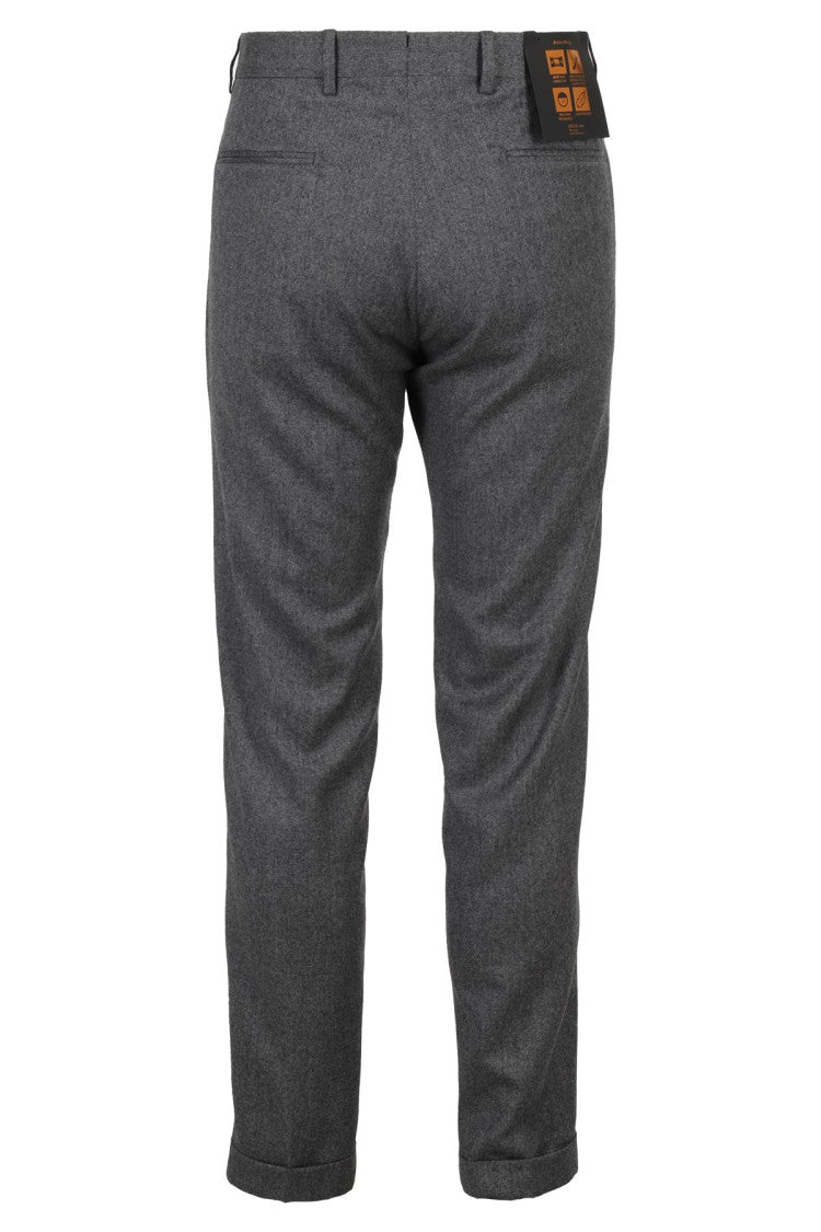 Briglia Lana Medium Grey Wool Trousers