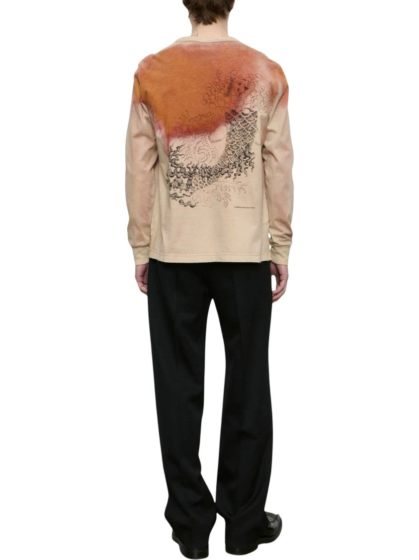 Our Legacy Cruise Sprouting Ocean Cotton Long-Sleeve T-Shirt