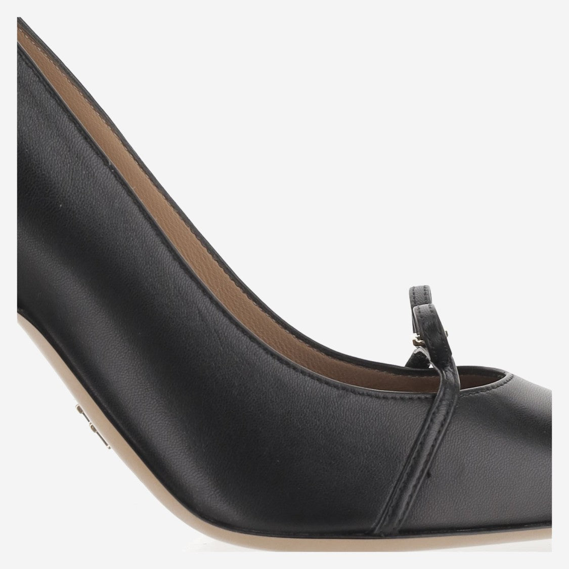 Salvatore Ferragamo Leather Pumps With Logo