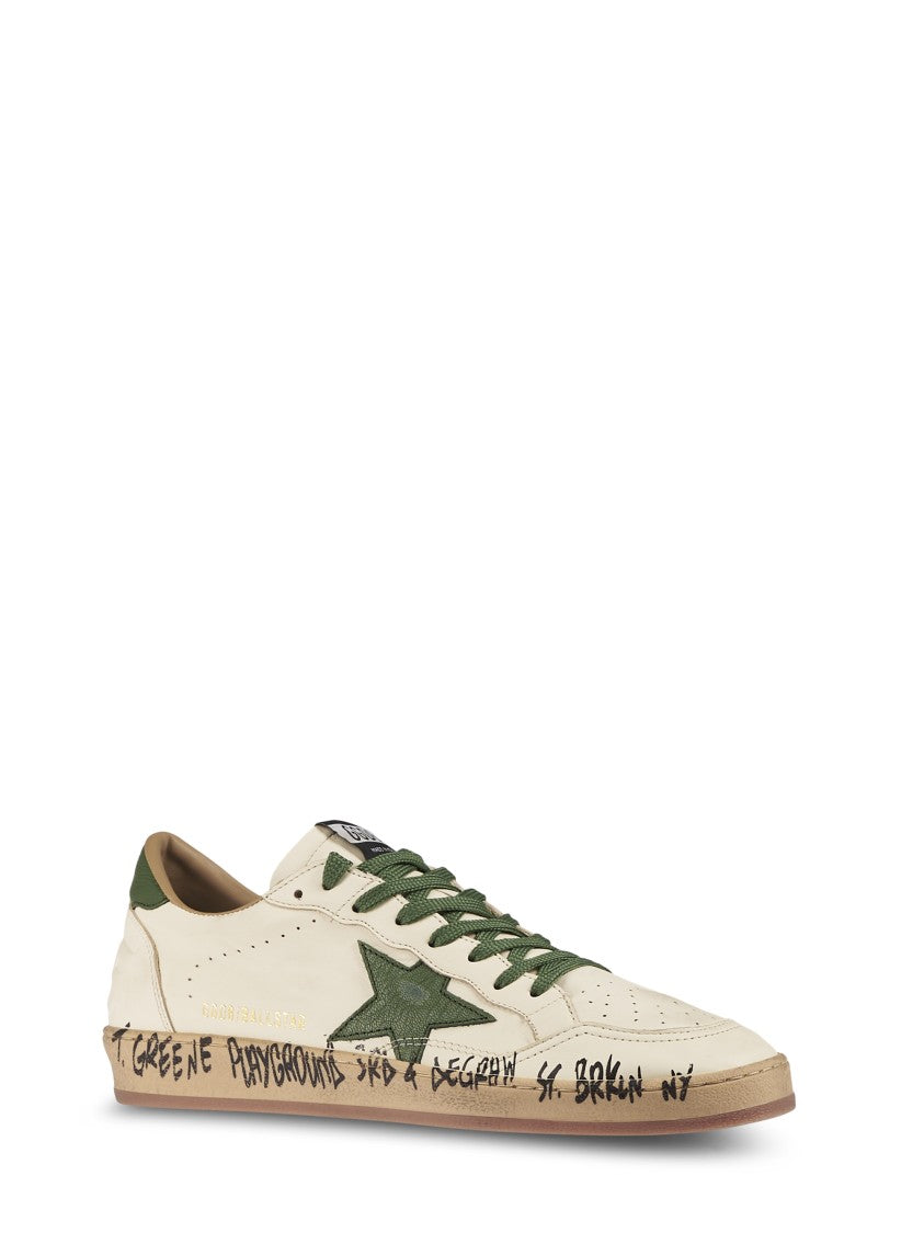 Golden Goose Classic Low-Top Sneakers With Textured Leather