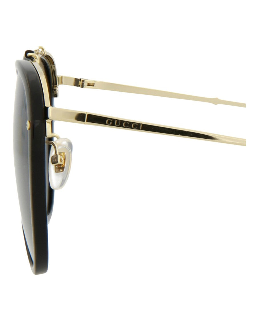 Gucci Aviator Style-Frame Acetate Sunglasses