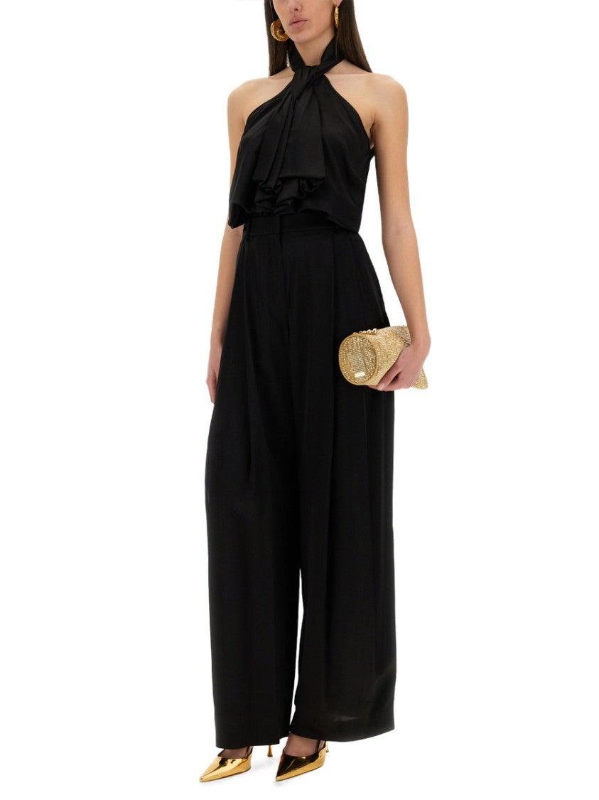 Nina Ricci Wide-Leg Pants With Pleat Detail