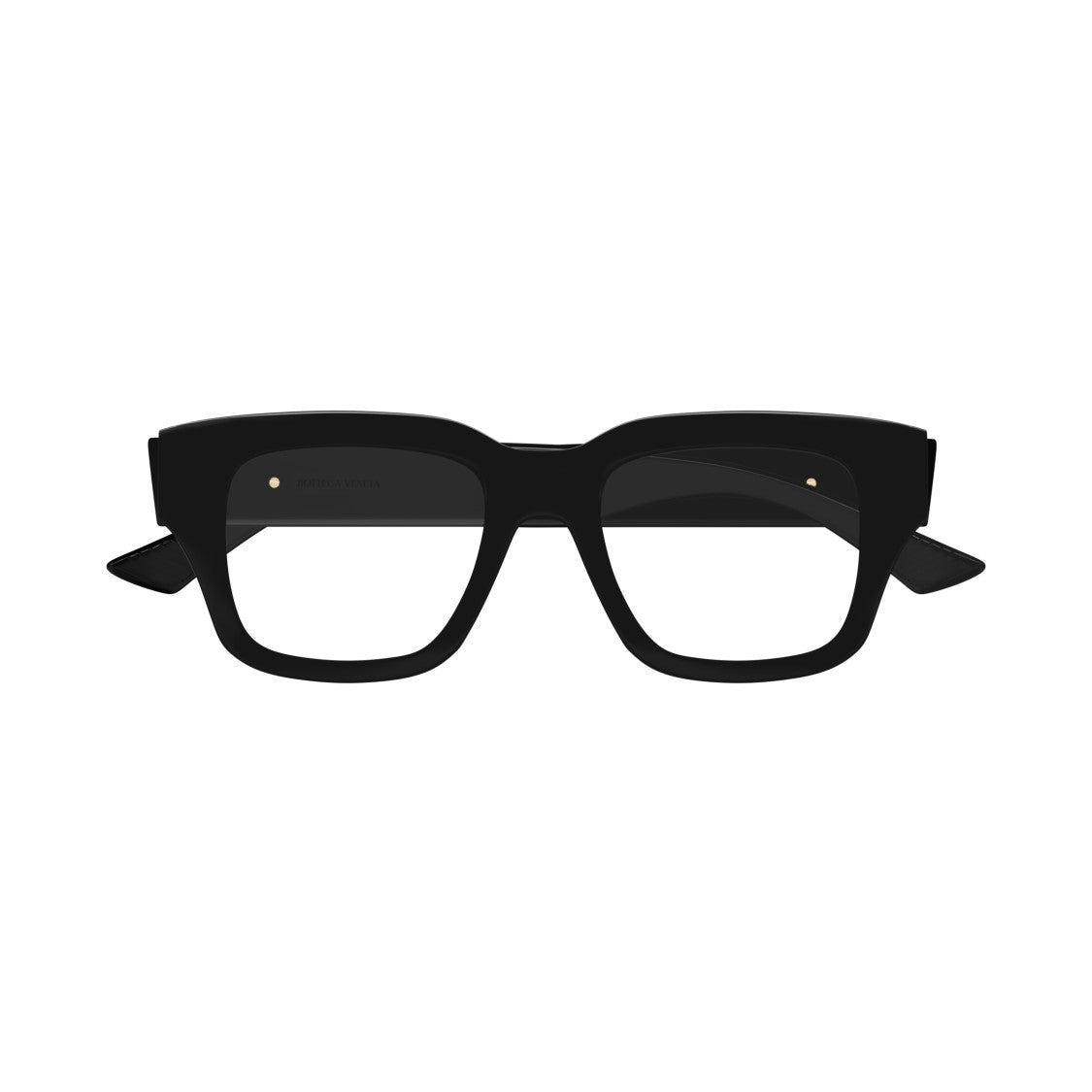Bottega Veneta Bv1361o Bold Rectangular Sunglasses In Recycled Acetate