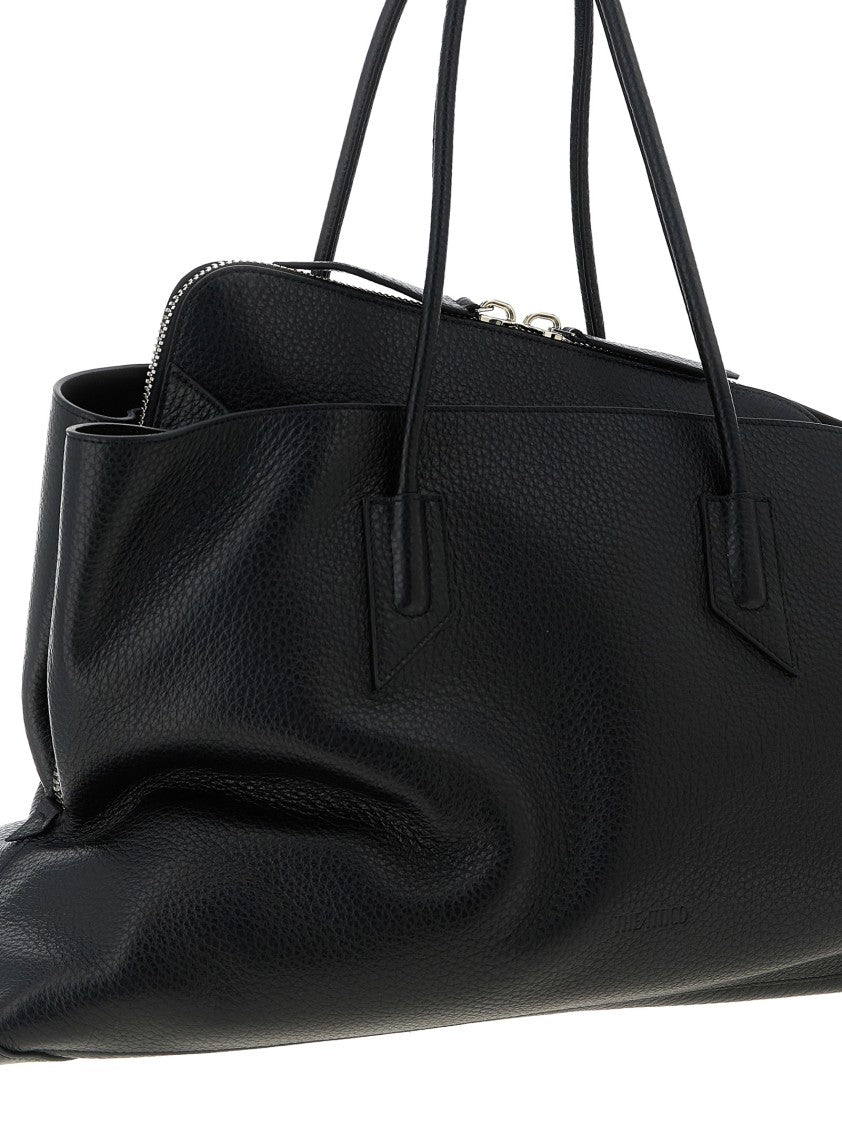 The Attico 'La Passeggiata Large' Grain-Effect Leather Bag