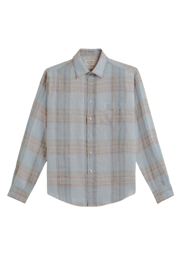 Portuguese Flannel Camile Pure Linen Madras Shirt