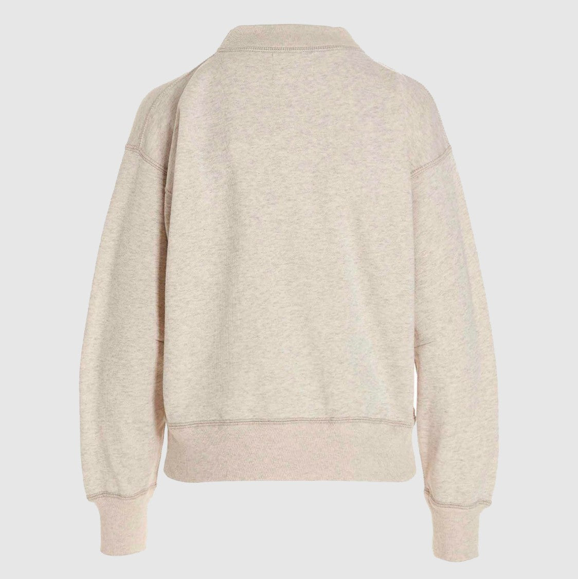 Isabel Marant Étoile Relaxed Fit High Neck Sweatshirt With Bold Logo