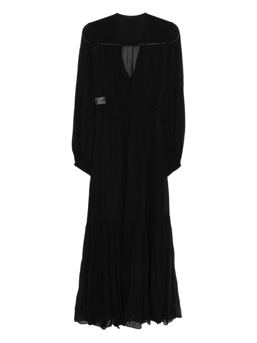 Isabel Marant Étoile Maxi Dress With Flowing Silhouette And Deep V-Neckline