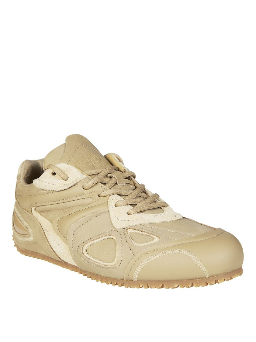 Axel Arigato Brown Slow Runner Suede Layered Sneakers