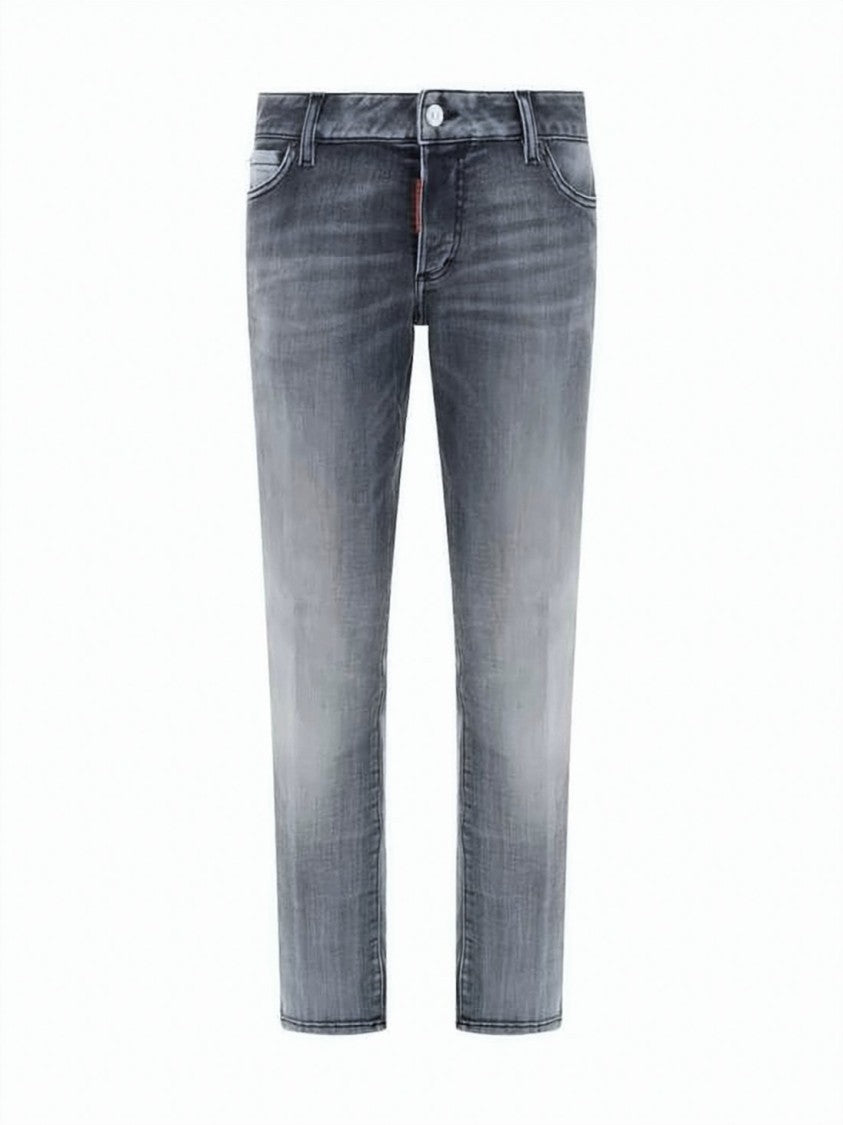 Dsquared2 Slim Fit Grey Denim Pants