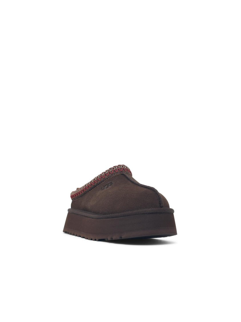 Ugg Brown Tazz Ii Suede Slippers