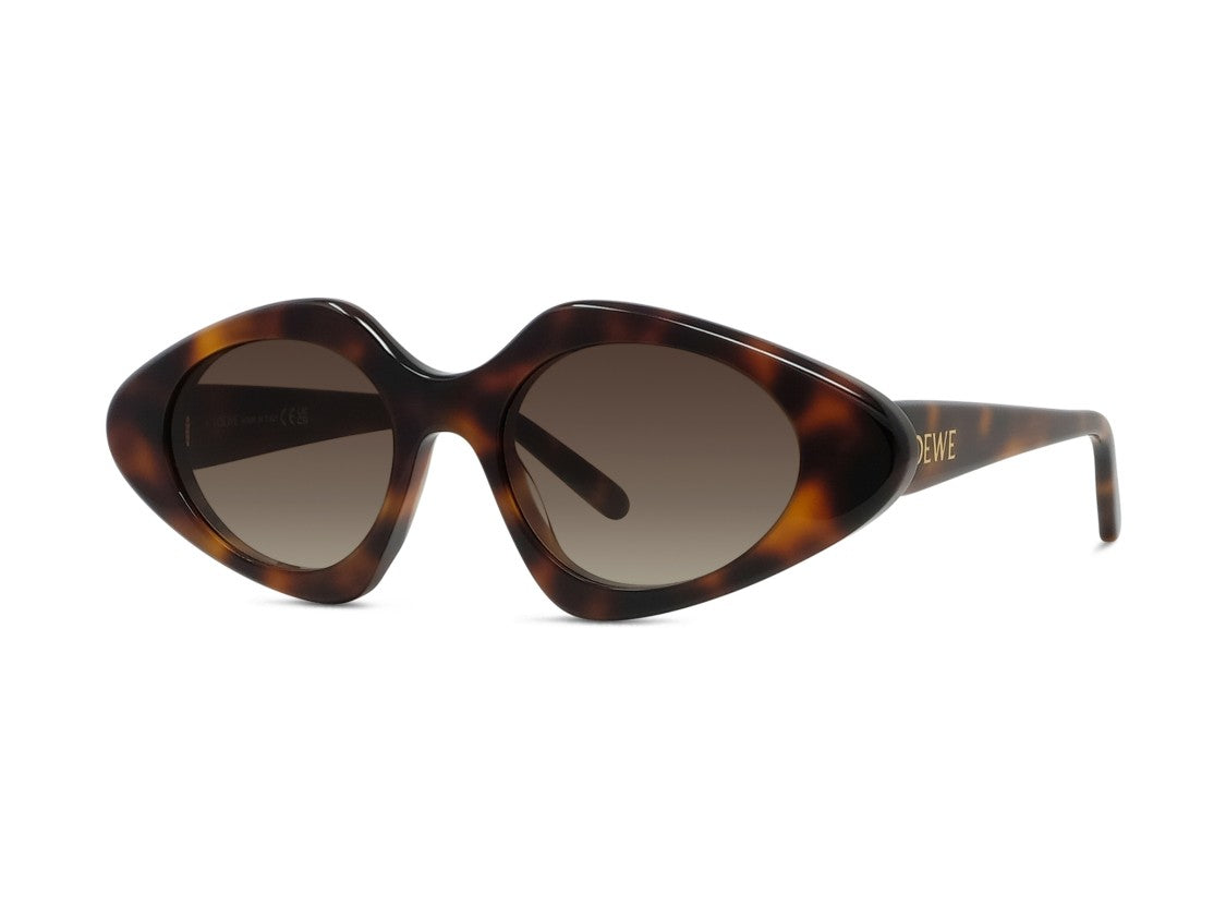 Loewe Lw40185i Oversized Gradient Tortoiseshell Sunglasses