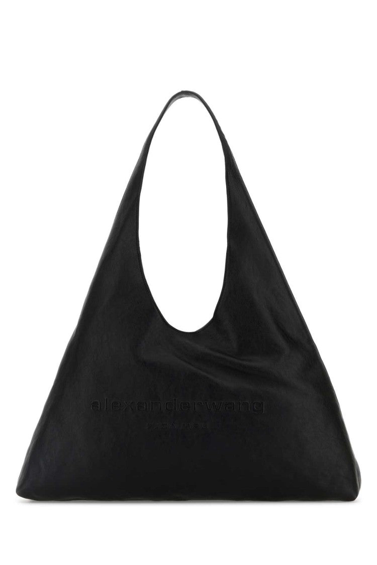 Alexander Wang Black Leather Large Pike Shoulder Bag