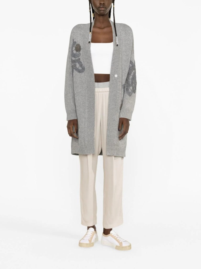 Fabiana Filippi High-Waisted Trousers With Pleated Detailing And Elastic Waistband