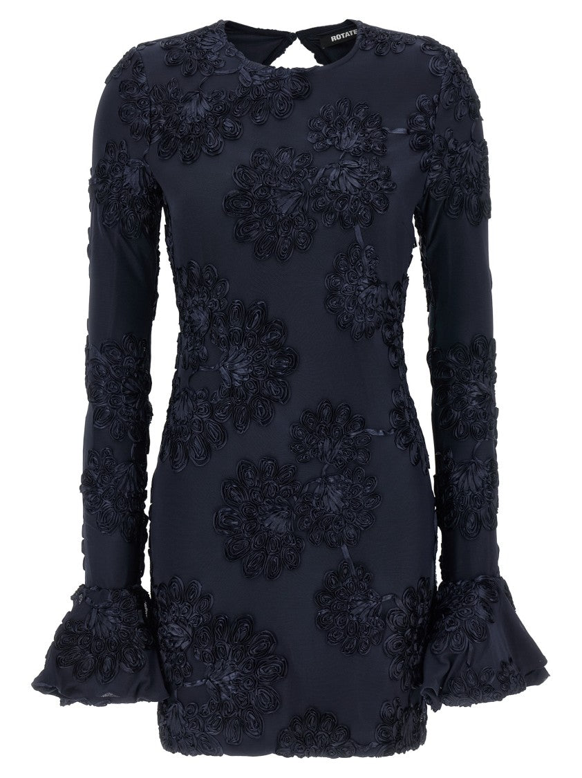 Rotate Birger Christensen '3D Mesh Mini' Dress