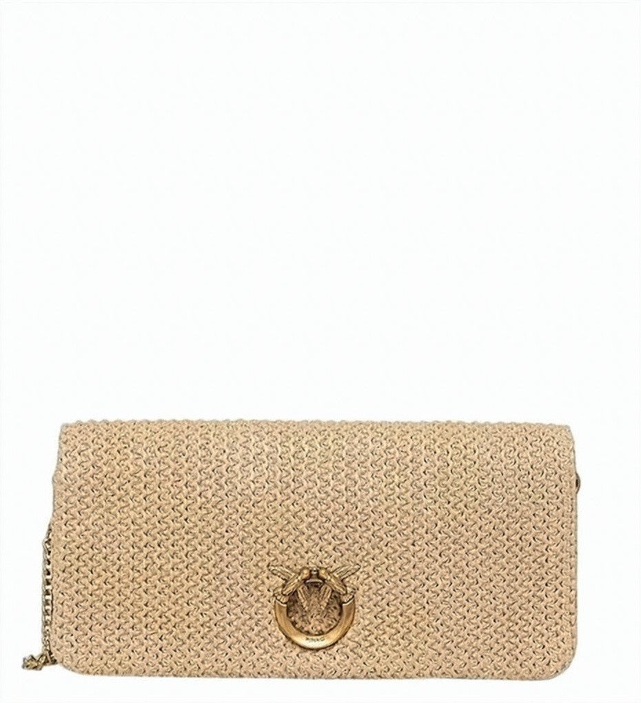 Pinko Pochette Love Bag Click Soft Clutch