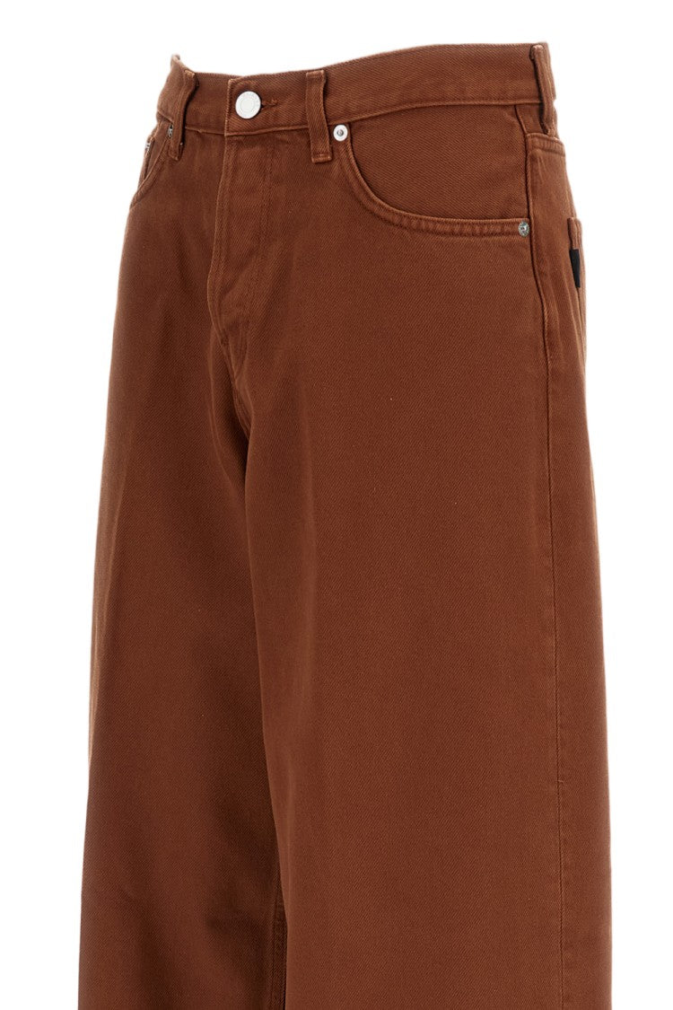 Haikure Relaxed Wide-Leg Trousers With Five-Pocket Design