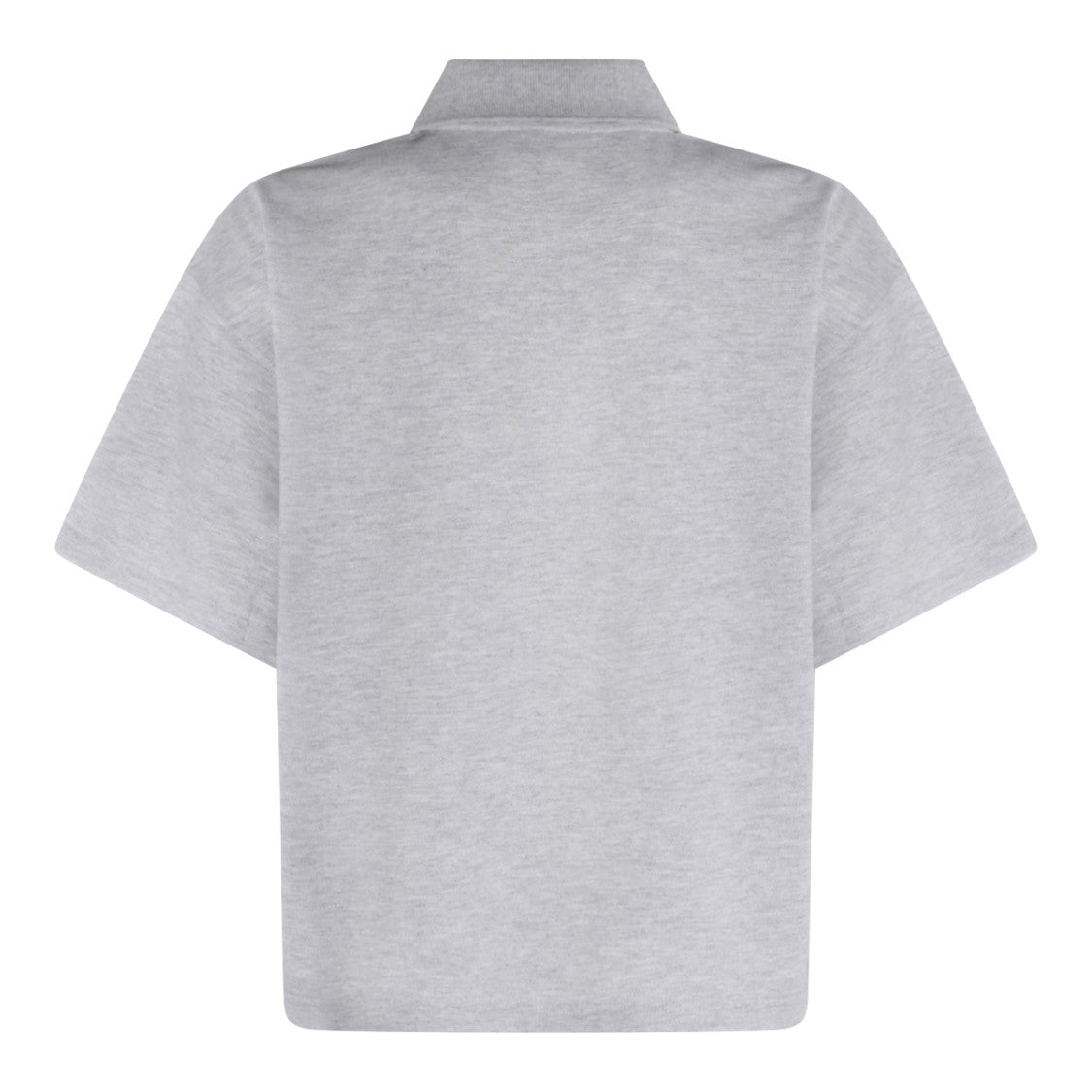 Saint Laurent Grey Cotton Polo Shirt