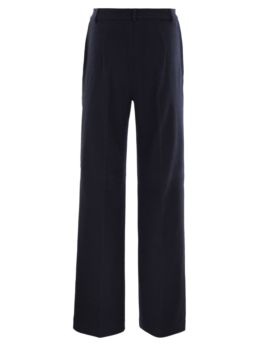 Max Mara Zelota - Flannel Jersey Trousers