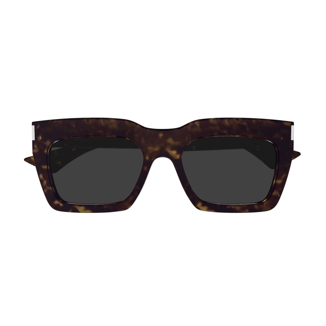 Saint Laurent Sl 810 Bold Rectangular Tortoiseshell Sunglasses