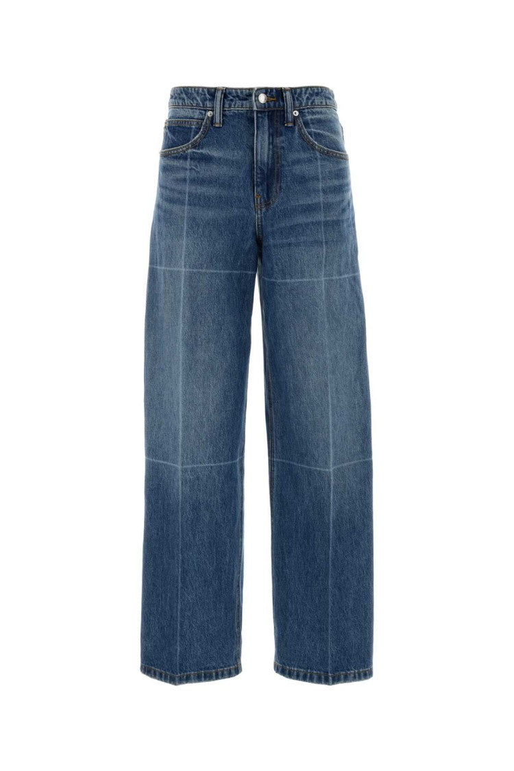 Alexander Wang Denim Wide-Leg Jeans