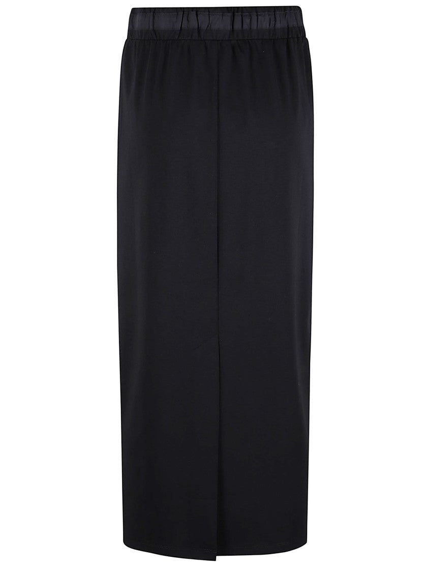 Max Mara Long Lyocell Skirt With Drawstring Waist