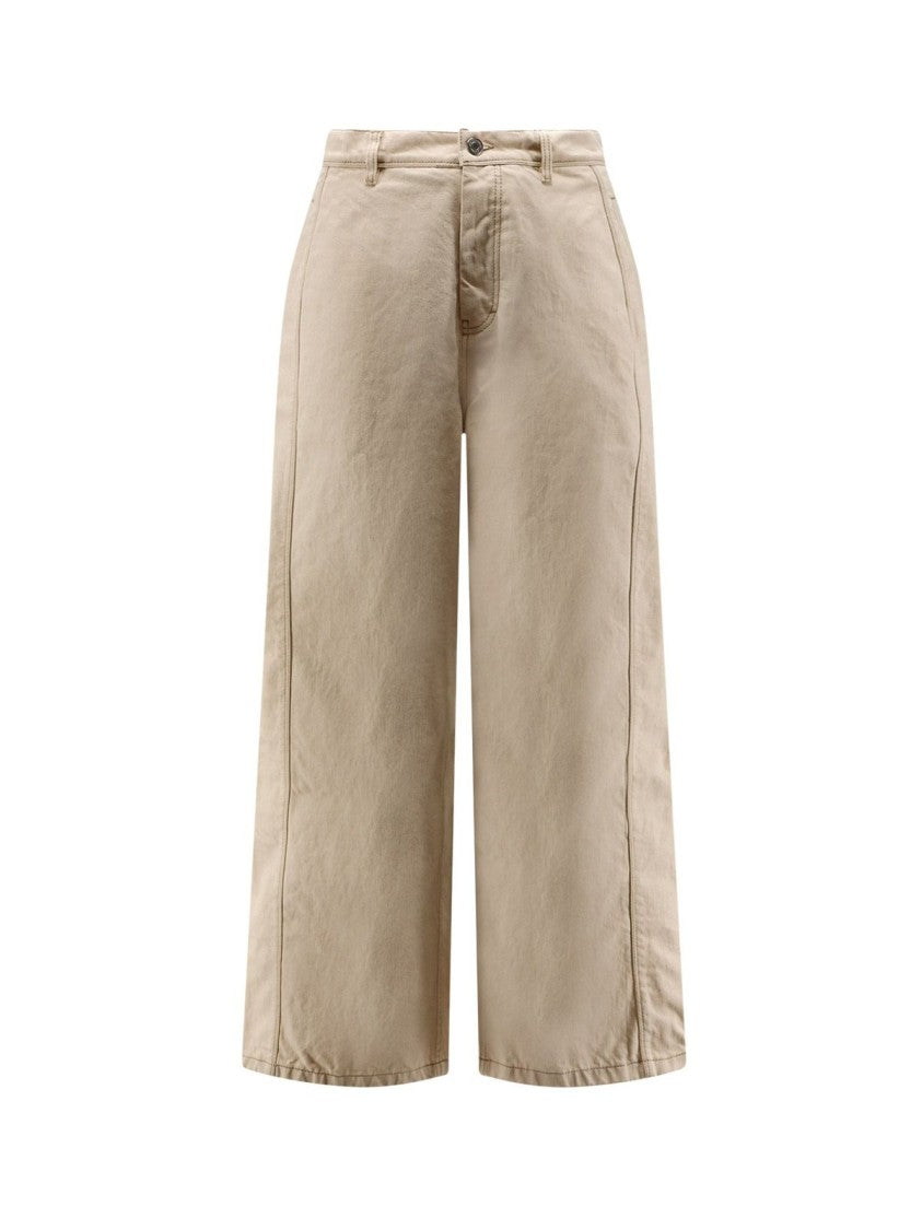 Ami Paris Wide Fit Jeans With Classic Five-Pocket Design