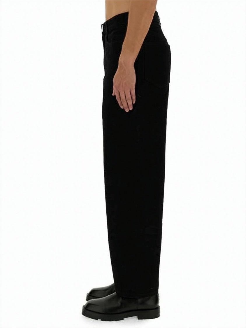Givenchy Straight-Leg Black Denim Jeans With Minimalist Design